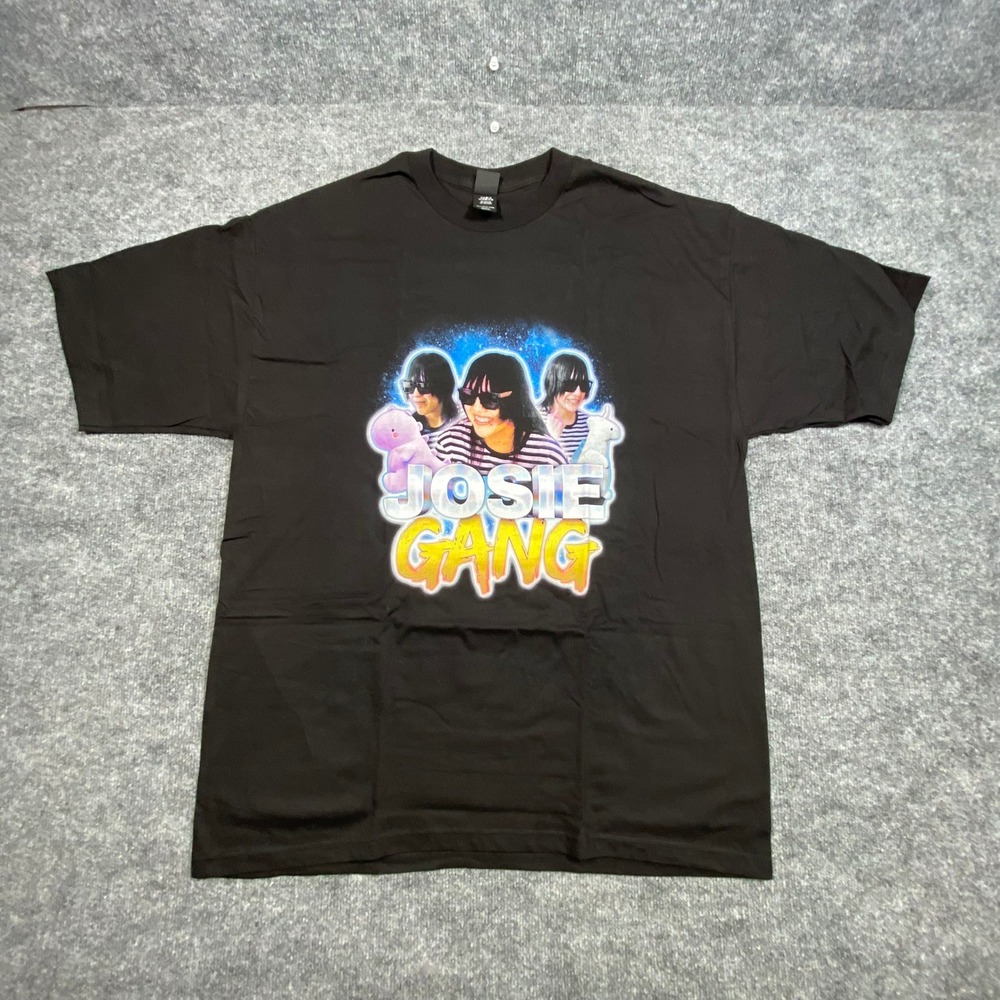 Fishtank Josie Gang Graphic T-Shirt Mens 2XLT Black Hanes Beefy-T Short Sleeve